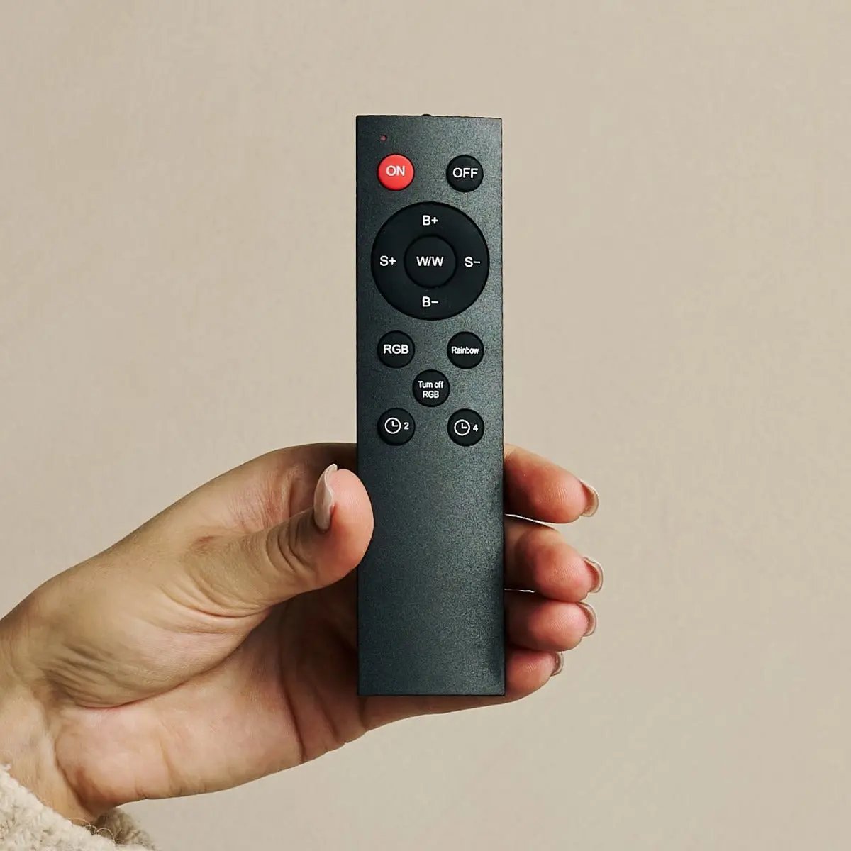 Kabellose Wandlampe 'Tessa Mokkabraun ' inkl. Fernbedienung, dimmbar mit Bewegungssensor