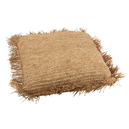 Boho-Beach cushion, Raffia natural XL