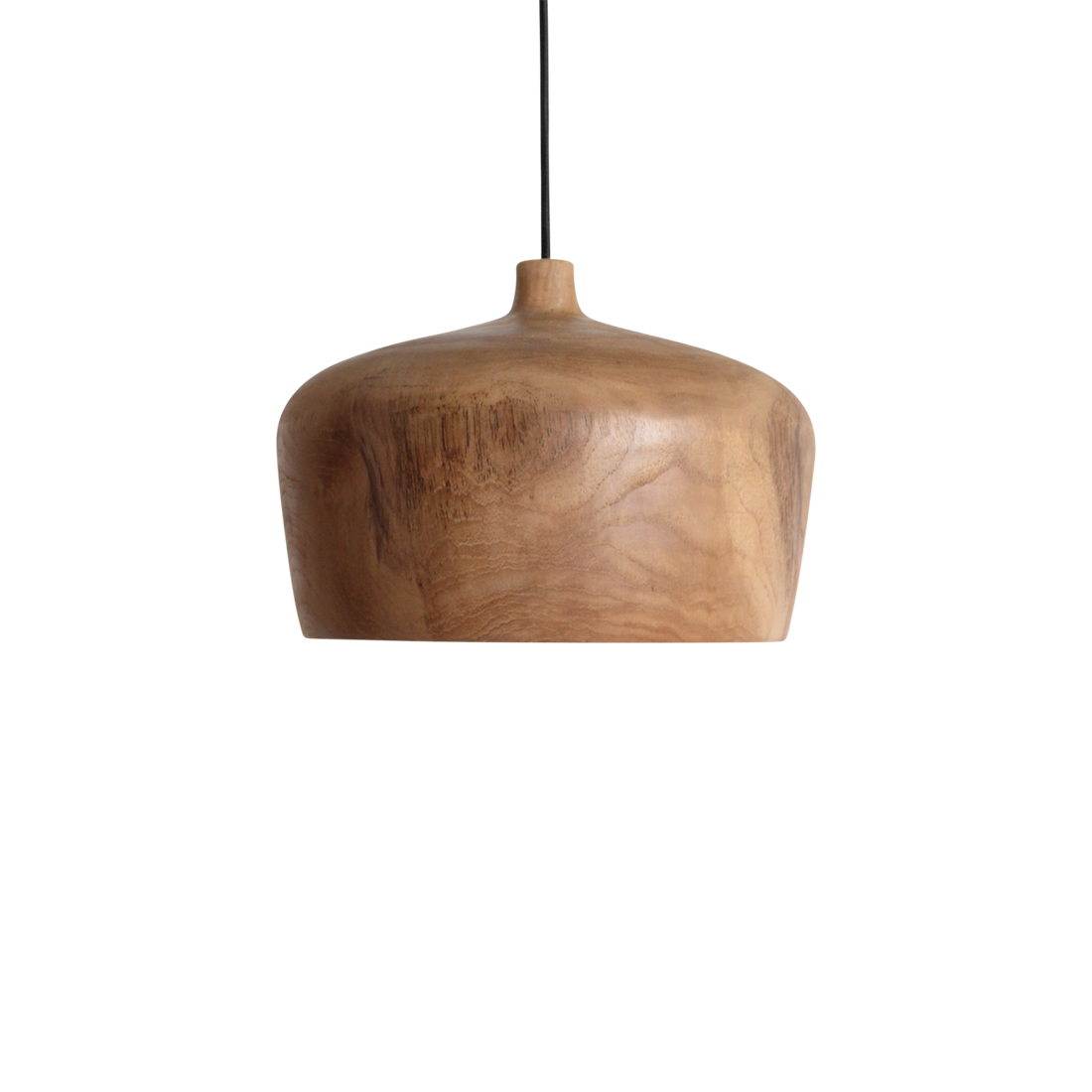 Hängelampe Dome "Sirocco" aus Teakholz