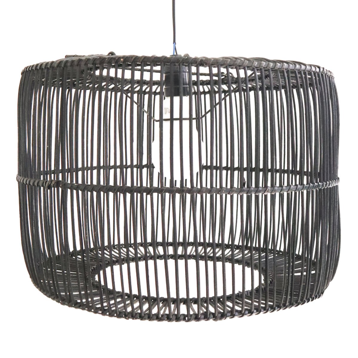 Lampshade, Black Rattan Pendant Light LIKU (2 Sizes)