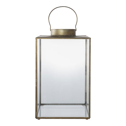 Laterne 'Mohali' - Messing Vintage Look H42cm