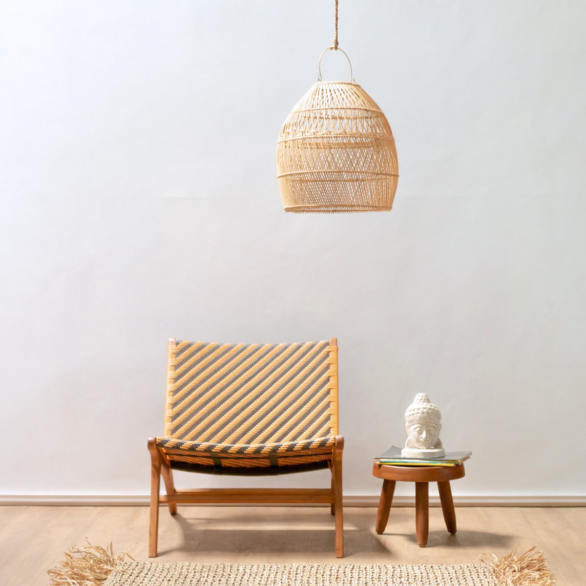 rattan lampshade SEMINYAK