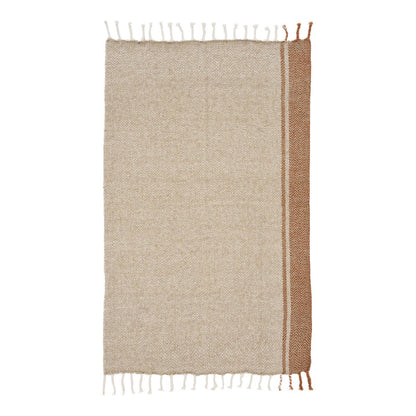 Plaid 'Almora' - Beige/Goldorange 130x180 cm