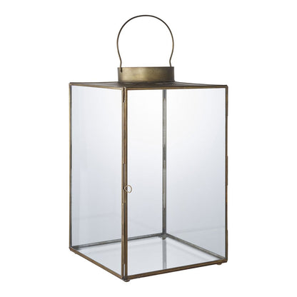 Laterne 'Mohali' - Messing Vintage Look H42cm