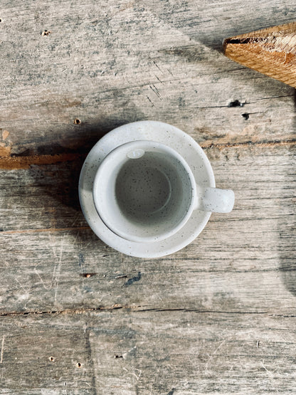 Espresso cup Nordic Vanilla with saucer
