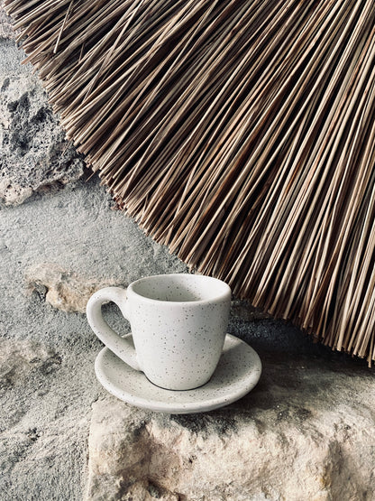 Espresso cup Nordic Vanilla with saucer