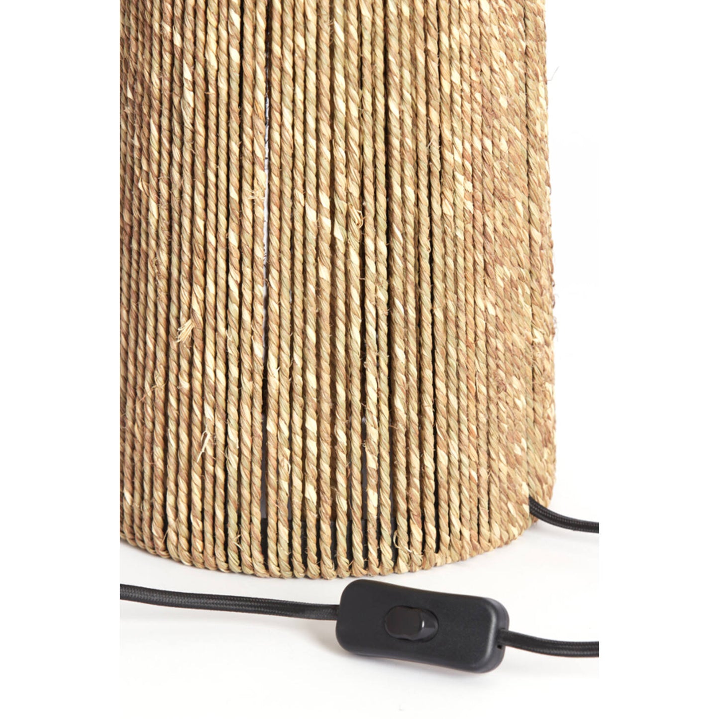 Modern-Boho table lamp made of jute