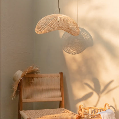 Lampshade PADMA, rattan pendant light (2 sizes)