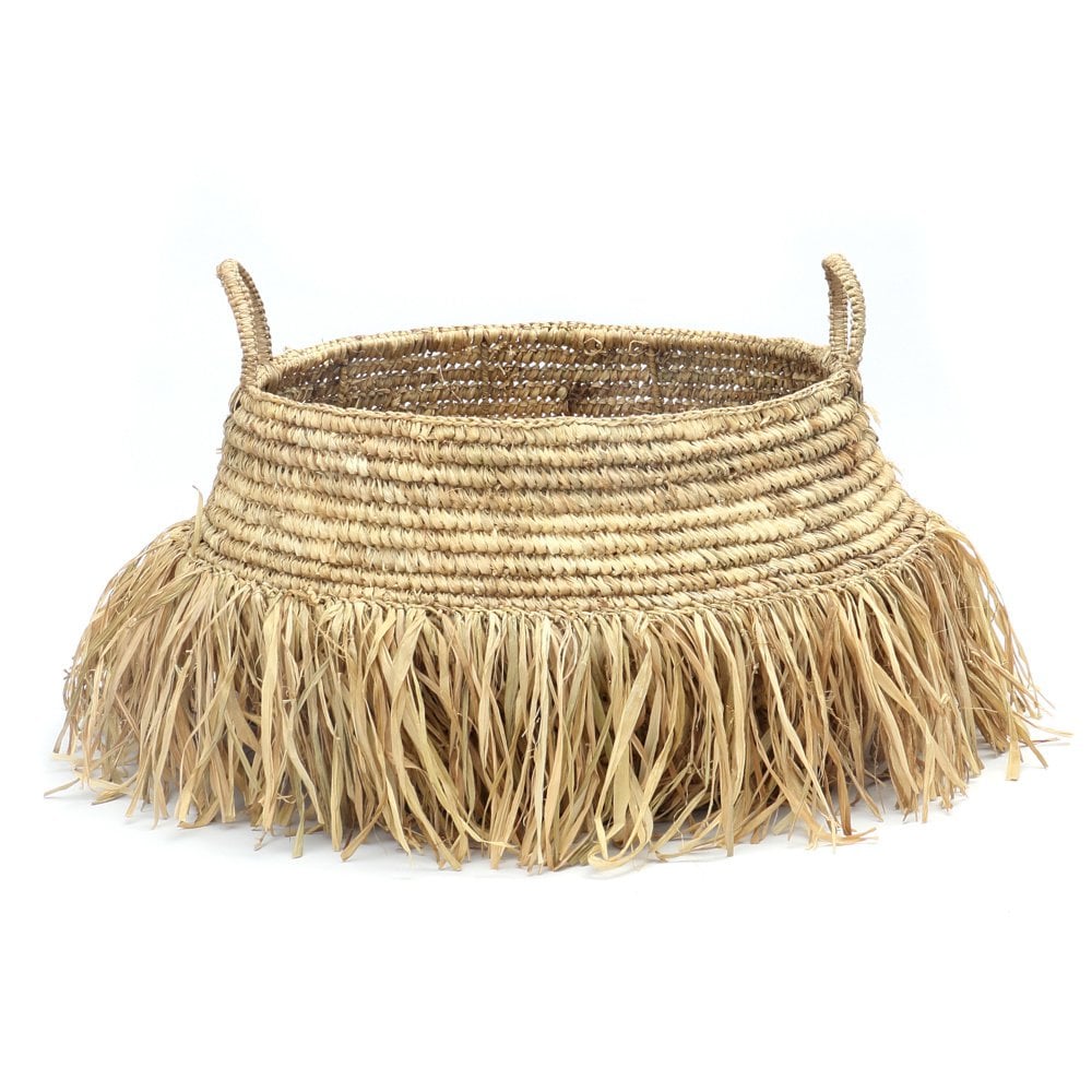 The Raffia Deluxe baskets set of 2 - natural
