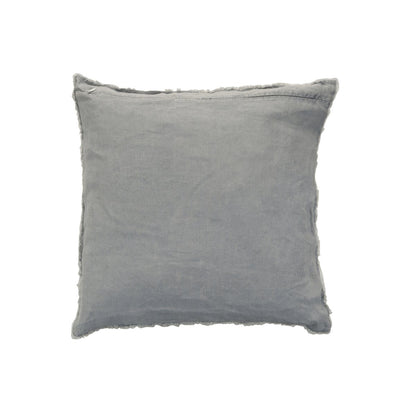 Stonewashed cushion - linen, blue-gray 45 x 45 cm
