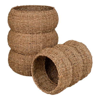 Sarbas plant basket, baskets set of 2 - natural