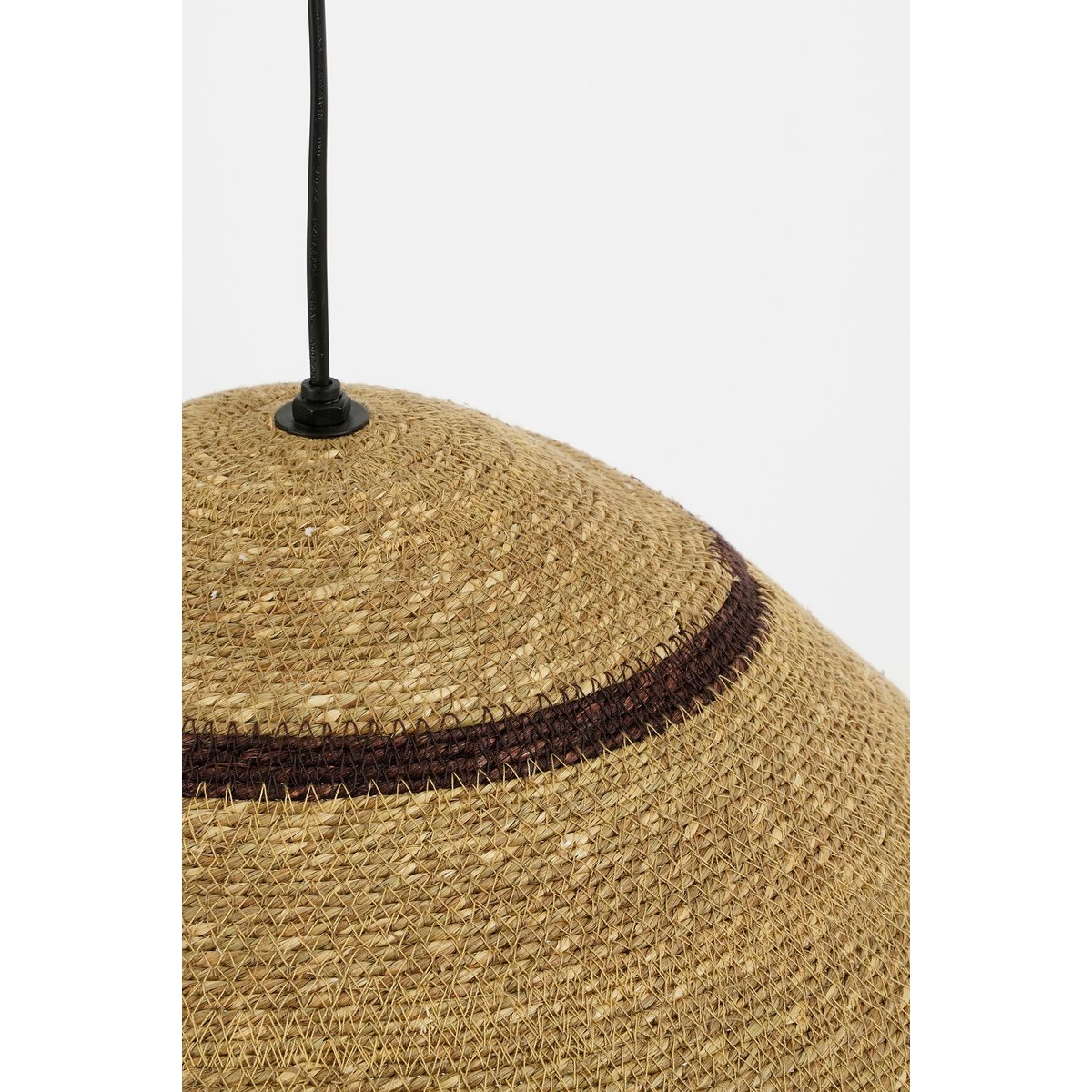 Joulz hanging lamp made of jute, gypsy brown - H22 x Ø41 cm