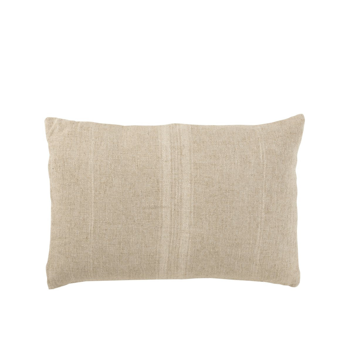 Pillow with stripes - linen, beige - long
