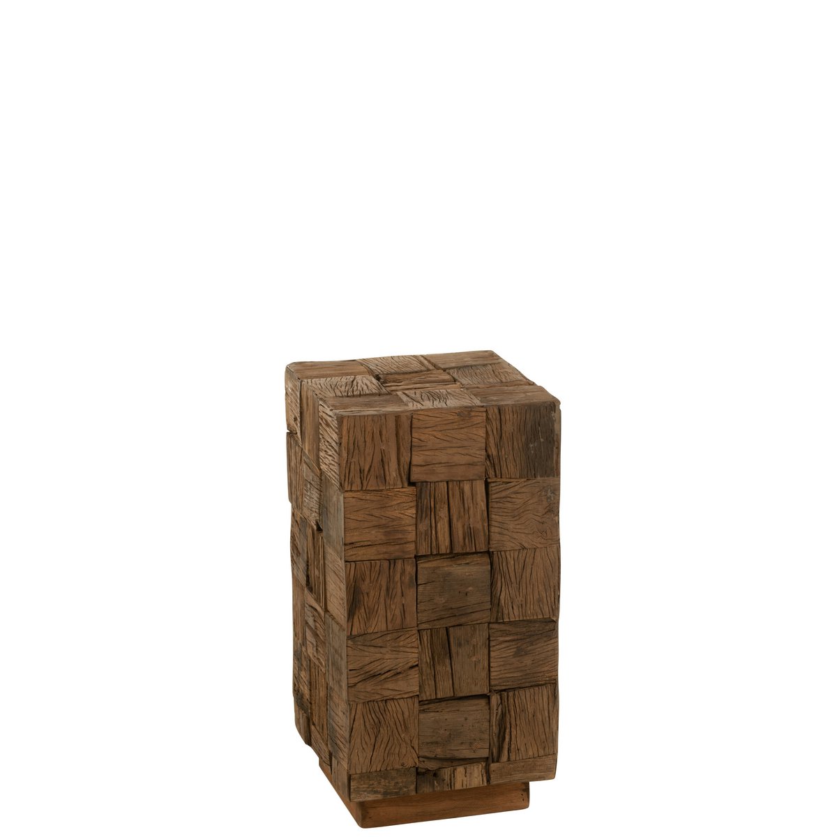 Sockel aus Holz, reclaimed-antik, H60cm