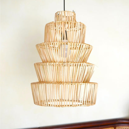 Lampshade MULIA - rattan lamp