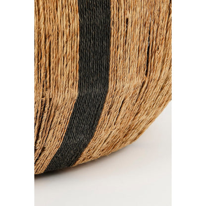 Liliano basket set of 2, H48 x Ø50 cm, jute - black