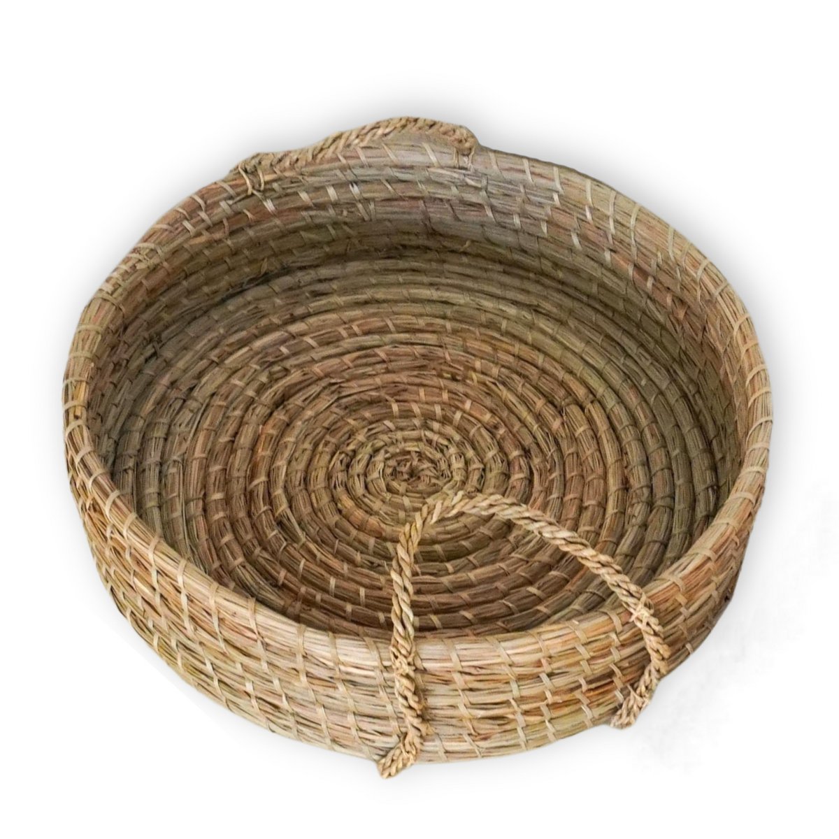 Round Seagrass Tray PINTU Decorative Serving Tray (2 Sizes)