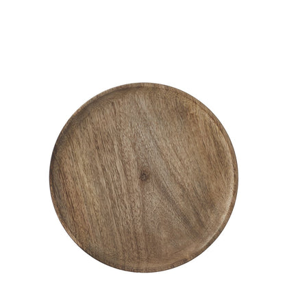 Duko plate made of 100% FSC mango wood - Ø30 cm