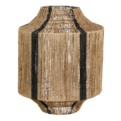 Liliano lantern made of jute, black - H51 x Ø40 cm