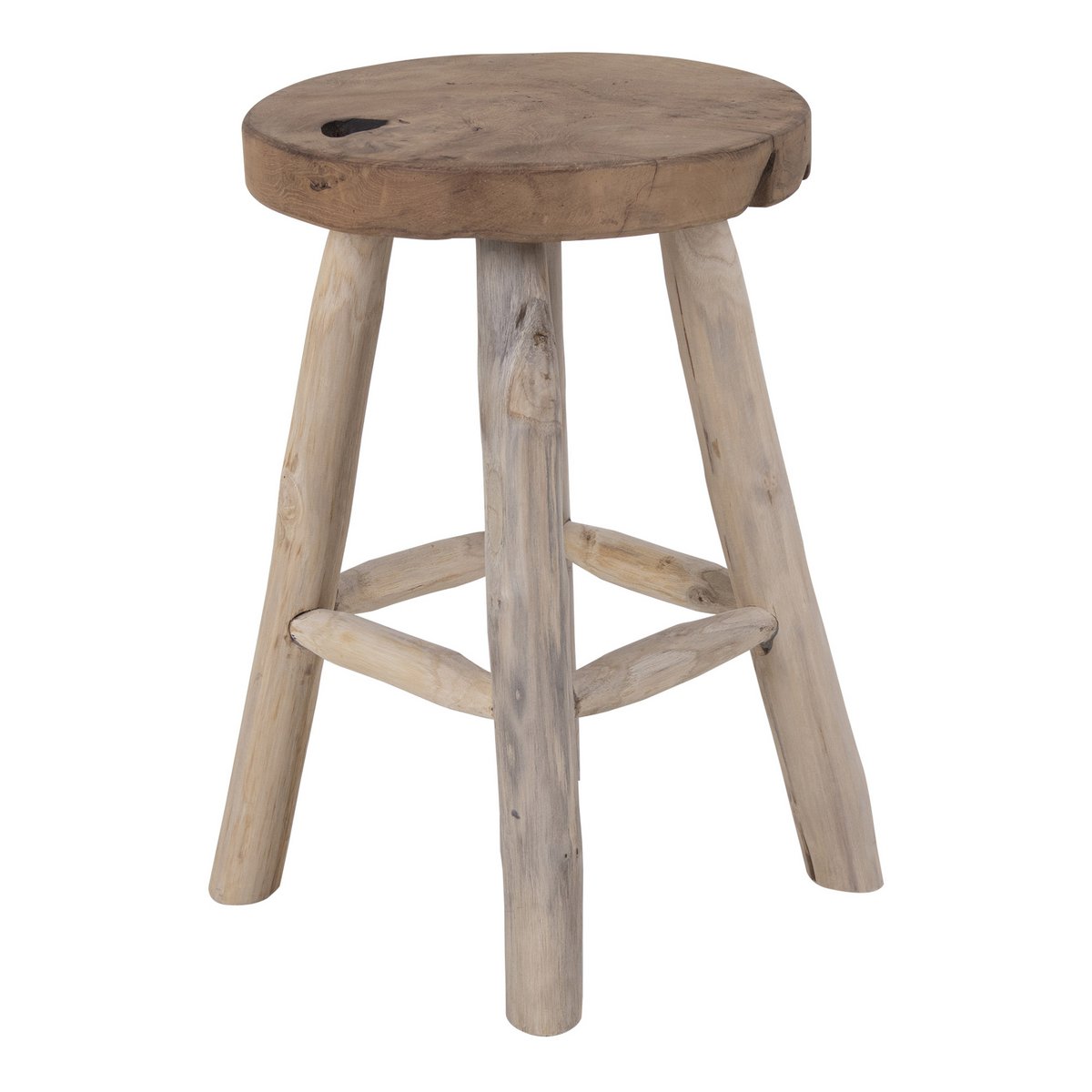 Teak stool - BADIA