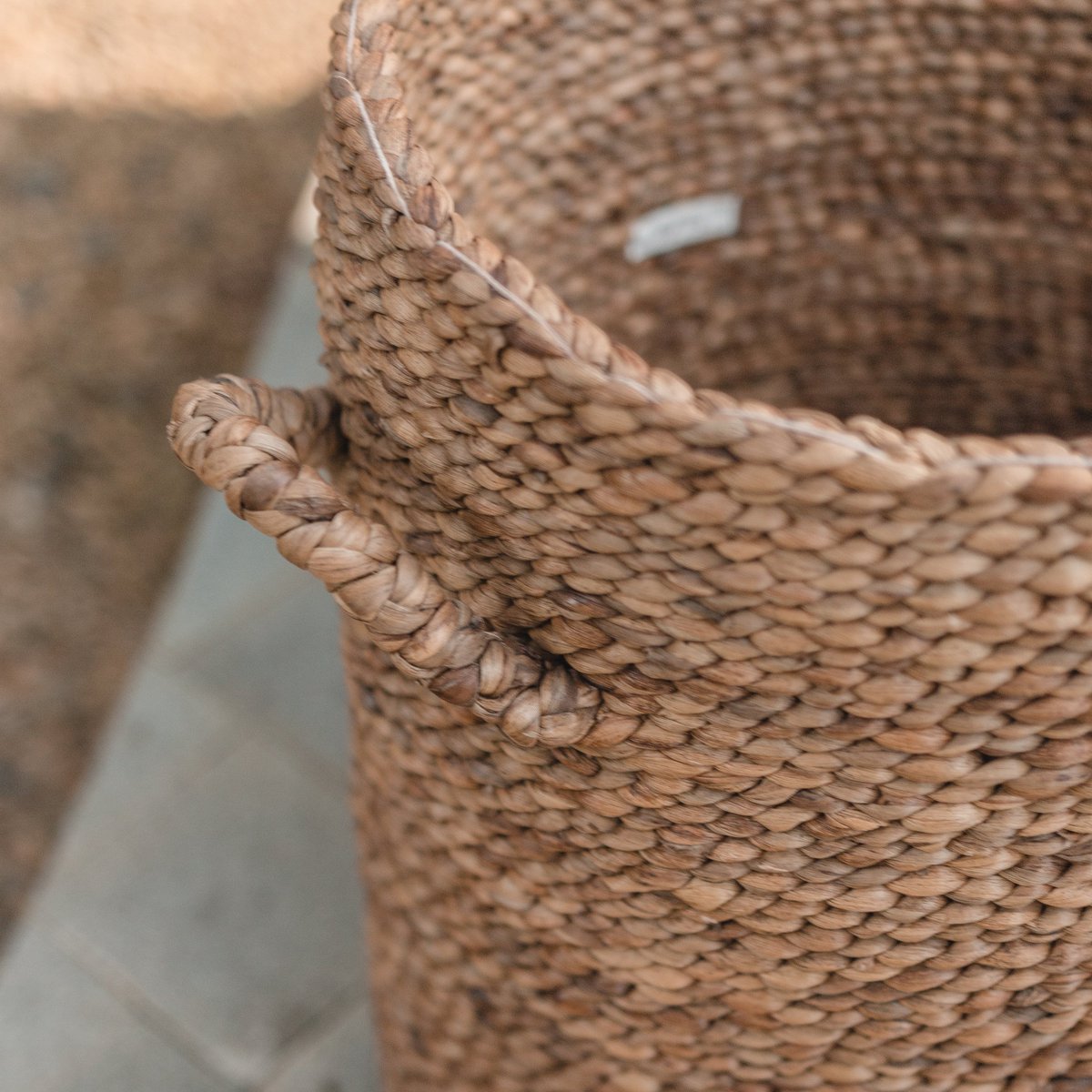 Storage basket IKAT - laundry basket, basket with lid