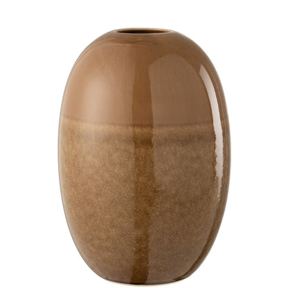 Vase Barbara - Keramik Braun, groß