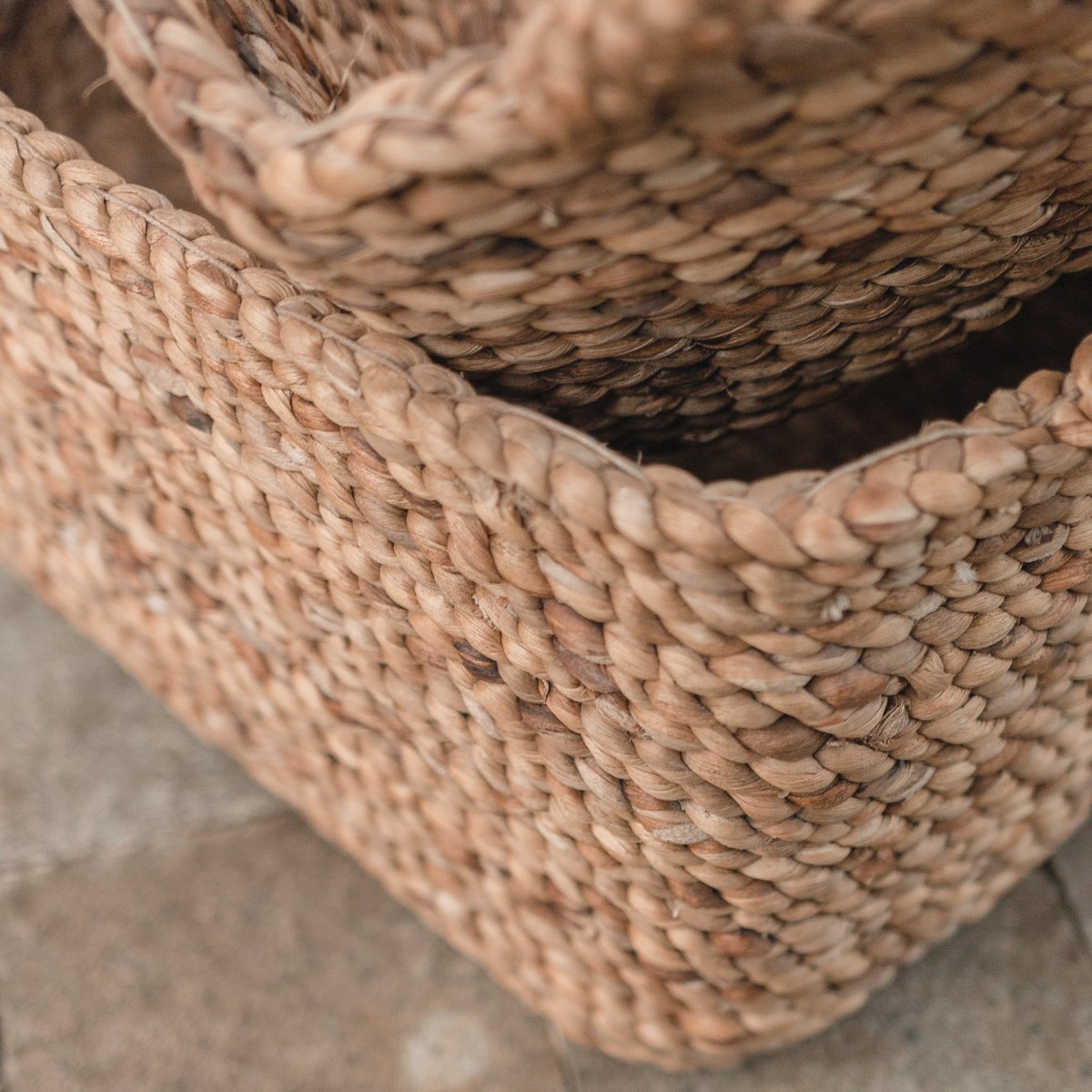TANIMBAR storage basket made of water hyacinth