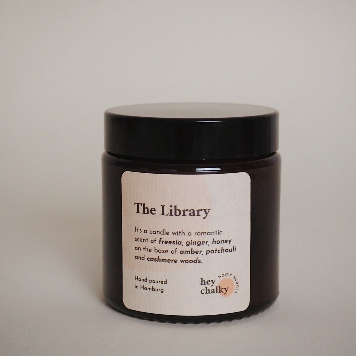 Candle "The Library" 100 g - scented candle in a glass