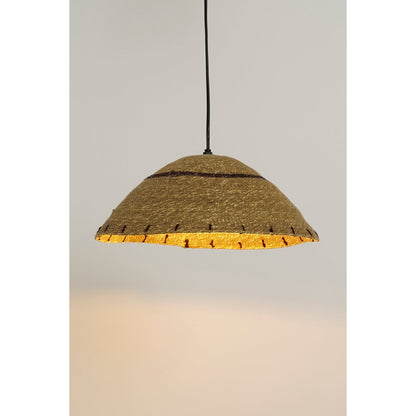 Joulz hanging lamp made of jute, gypsy brown - H16 x Ø36 cm
