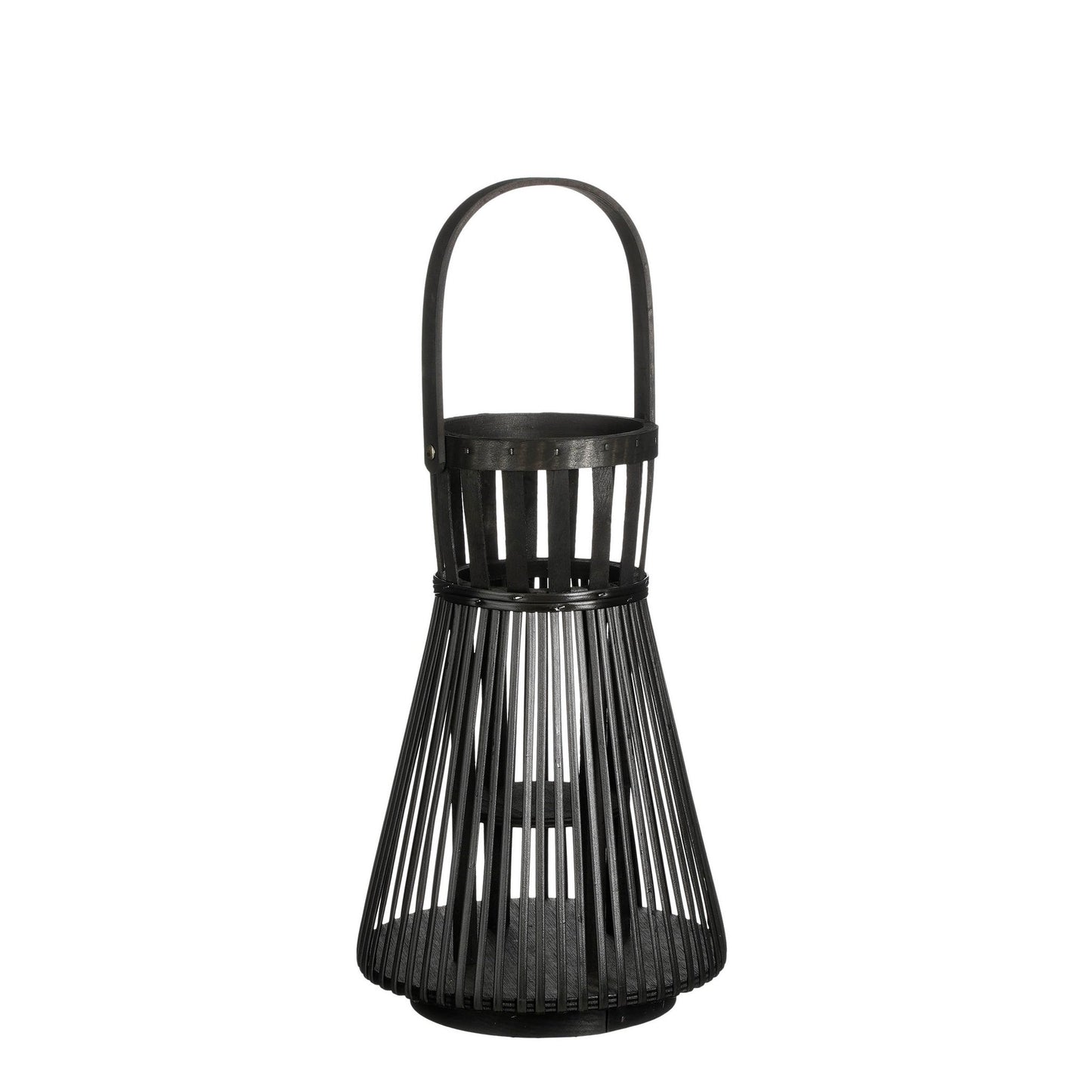 Cosmo Lantern, Recycled Polyester - Black - H38 x Ø15 cm