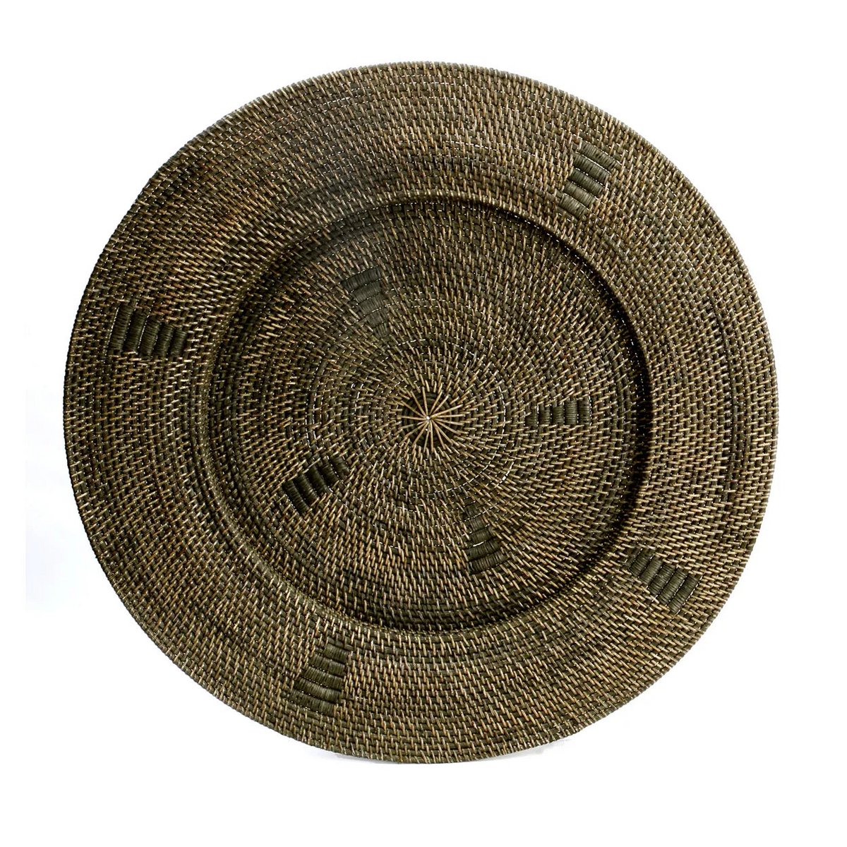 Wandteller - The Jasmine Plate XL - Rattan Deko, braun