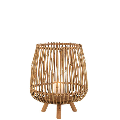 Bamboo lantern - 3 legs - natural