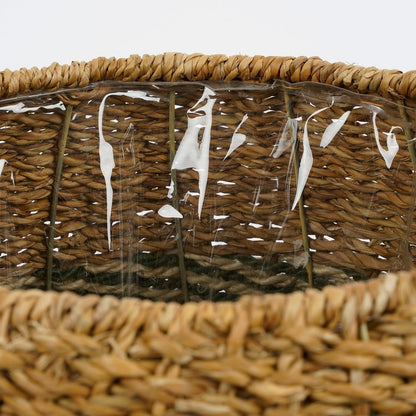 Basket for plants Billy M - H37 x Ø40 cm - Seagrass Green