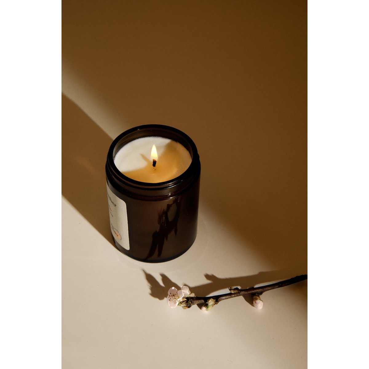 Candle "The Library" 155 g - scented candle in a glass